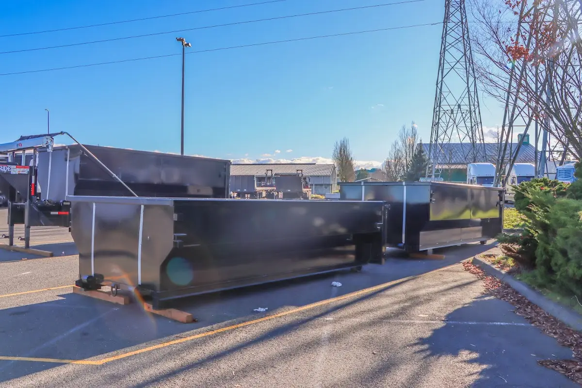 Professional dumpster rental and junk removal service in Justice